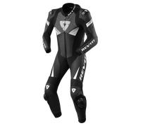 Revit Argon 2, tuta in pelle 1pz. traforata 50 male Nero/Bianco/Grigio