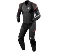 Tuta in pelle Revit Beta 2 nero-antracite 52