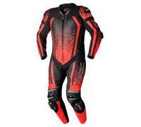RST Pro Series Evo Airbag Tuta in pelle da moto di un pezzo, nero-rosso, taglia 2XL