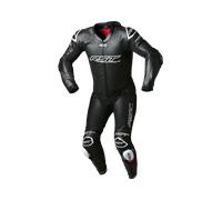 RST V4.1 Evo Kangaroo Airbag One Piece Tuta in pelle del motociclo, nero-bianco, taglia L