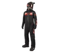 FXR Maverick F.A.S.T. Insulated Tuta da motoslitta monopezzo, nero-bianco-rosso, taglia XL