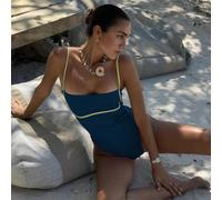 Tuta intera casual, sexy ed elegante, di colore blu navy, senza spalline, adatta per spiaggia, vacanza, festa, appuntamento, nuovo modello ufficiale Polovedo per primavera/estate L,M,S,XL,XSTessuto