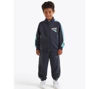 Tuta Intera Completa Full Tracksuit Ragazzi Bambini Diadora JB FZ Logo BR
