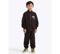 Tuta Intera Completa Full Tracksuit Ragazzi Unisex Diadora JB FZ Logo BR Nero