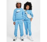 Tuta Intera Completa Full Tracksuit Ragazzi Unisex Nike Sportswear Crew Azzurr