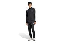 Tuta Intera Completa Full Tracksuit UOMO Adidas 3 Stripes Tricot Nero Bianco
