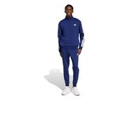 Tuta Intera Completa Full Tracksuit UOMO Adidas Basic 3-Stripes Fleece Blu