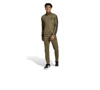 Tuta Intera Completa Full Tracksuit UOMO Adidas Basic 3-Stripes Verde Oliva