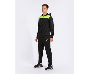 Tuta Intera Completa Full Tracksuit UOMO Joma PHOENIX II HD Nero Fluo
