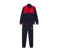Tuta Intera Completa Full Tracksuit UOMO Puma Essentials FZ Sweat Blu Rosso