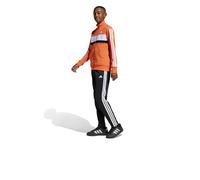 Adidas Seasonal Essentials Tiberio 3 Stripes Tricot Tracksuit Arancione 7-8 Years Bambino,Bambina