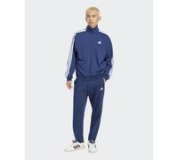 Tuta Intera Completa Tracksuit UOMO Adidas 3-Stripes Fleece Blu Bianco .