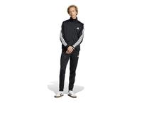 Tuta Intera Completa Tracksuit UOMO Adidas Basic 3-S Tricot Nero Bianco