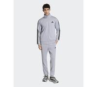 Tuta Intera Completa Tracksuit UOMO Adidas Basic 3-Stripes Tricot Silver Nero
