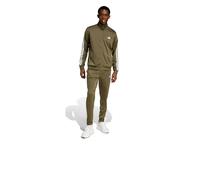 Tuta Intera Completa Tracksuit UOMO Adidas Basic 3-Stripes Tricot Verde Oliva
