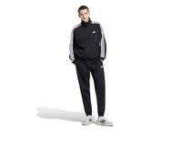 Tuta Intera Completa Tracksuit UOMO Adidas TS 3-Stripes Fleece Nero Bianco