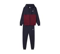 Tuta Intera Completa Tracksuit UOMO Puma Hooded FZ Sweat Amaranto Blue