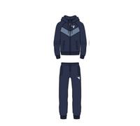 Tuta Intera Completa UOMO Diadora Cappuccio Full Zip FT Blu Cotone French Terr