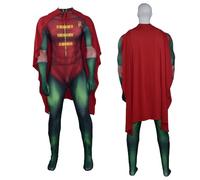 Tuta intera da eroe Robins, per cosplay, Halloween, anime, gioco di ruolo, travestimento