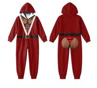 Tuta intera da uomo con cappuccio e zip a maniche lunghe e stampa a tema. | Tuta Uomo Calda Doppiopetto Testimone Oversize Ginniche Calcio Primaverile Damascati Kilt Migliore Correre Tutto