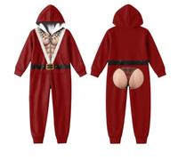 Tuta intera da uomo con cappuccio e zip a maniche lunghe e stampa a tema. | Tuta Uomo Calda Doppiopetto Testimone Oversize Ginniche Calcio Primaverile Damascati Kilt Migliore Correre Tutto