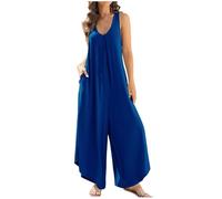 Tuta Intera Donna Elegante da Cerimonia Curvy Tute da Donna Monopezzi Tutine Lunghe Gamba Larga Pantaloni Lungo Jumpsuit Cocktail Overall Cerimonia Rompers Regalo per la Festa della Mamma