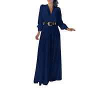 Tuta Intera Donna Elegante Tute Donna Eleganti Con Schiena Scoperta Completo Donna Con Paillettes Curvy Tailleur Brillantini Vita Alta Cocktail Cerimonia Completo Scollo a V Maniche Lunghe Party