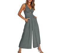 Tuta Intera Donna Elegante Tute Donna Eleganti Con Schiena Scoperta Completo Donna Con Paillettes Curvy Pantaloni Scollo a V One Piece Overall Carnevale Completi a Gamba Larga Brillantini Party