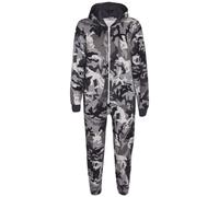 Tuta Intera In Fleece Mimetico Grigio A2Z Per Ragazze E Ragazzi