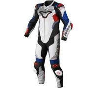 Tuta Intera In Pelle Macna Armadyl Bianco Rosso UOMO 48
