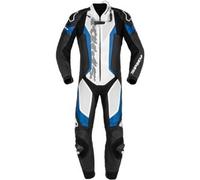 Spidi Laser Pro Tuta in moto forata a un pezzo, nero/blu, Taglia 50