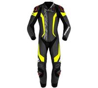 Spidi Laser Pro Tuta in moto forata a un pezzo, nero/giallo, Taglia 52