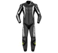 Tuta Intera In Pelle Spidi Sport Warrior Perforated Pro Nero Bianco UOMO 48