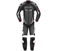 Tuta Intera In Pelle Spidi Track Wind Pro Nero Bianco UOMO 64
