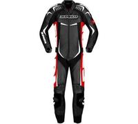 Tuta Intera In Pelle Spidi Track Wind Pro Rosso Nero UOMO 50