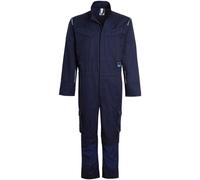 Tuta Intera Orcon Con Tasche Cargo E Ginocchiere In Policotone Grigio Pesante