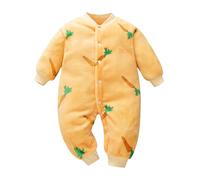Tuta invernale da neve per neonato Jumpsuit Tute Bambini Pagliaccetto con Cappuccio Denso Tutina in Pile Cotone Orsetto Set Manica Lunga Body Unisex Kids
