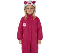 Tuta invernale da neve per ragazzi con cappuccio e panda, antivento, isolata per tempo freddo e giochi all'aperto, Colore: rosso, 2-3 Anni