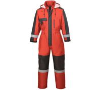 Portwest S585RERM Tuta Intera Invernale Alta Visibilità, Rosso, M