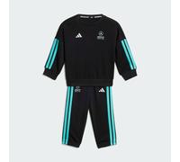 TUTA JOGGER A MANICHE LUNGHE MERCEDES-AMG PETRONAS FORMULA 1 TEAM DNA NEONATO Black / Semi Mint Rush 6-9M