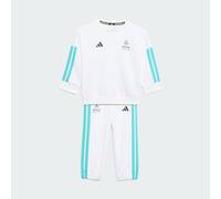 TUTA JOGGER A MANICHE LUNGHE MERCEDES-AMG PETRONAS FORMULA 1 TEAM DNA NEONATO White / Semi Mint Rush 18-24M