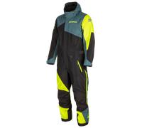 Klim Railslide Hi-Vis Tuta da motoslitta di un pezzo, nero-verde-blu-giallo, taglia M per maschi
