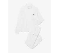 Tuta Lacoste Tennis idrorepellente bianco puro - S