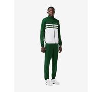 Tuta Lacoste Tennis Sportsuit Stripe Logo verde bianco - S