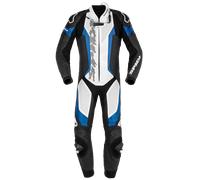 Spidi Laser Pro Tuta in moto forata a un pezzo, nero-blu, taglia 48 per maschi