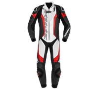 Spidi Laser Pro Tuta in moto forata a un pezzo, nero-rosso, taglia 52 per maschi