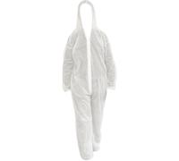 TUTA LAVORO MONOUSO IN TNT NON STERILE CON CAPPUCCIO 30gr/m2 10PZ TG. L-XXL MED