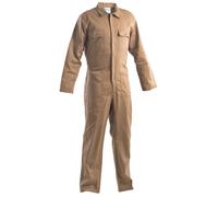 Tuta lavoro verde/sabbia meccanico artigiano officina cotone massaua DPI 1a cat.