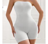 Tuta modellante senza cuciture e senza spalline da donna, antiscivolo | Addio alla biancheria intima modellante complicata | Modella la vita, appiattisce l'addome, solleva il lato B, essenziale per sn