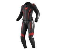 Tuta moto da donna Shima Miura 2.0 nero-rosso 42